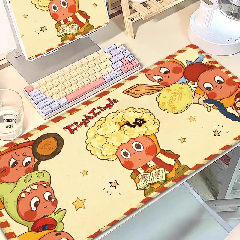 Starman Cute Girl Desk Mat - Large Mouse Pad for Students and Office