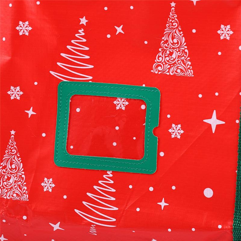 Zur Aufbewahrung von Weihnachtsutensilien Wasserdichte Baumaufbewahrungstasche Passend mit Beschriftungskartenfach für künstliche Bäume