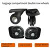 1 Pair Trolley Casters Replacement Heavy Duty Wheels for Luggage Suitcase 360 Degree Swivel Kit Double Row Silent Wheel