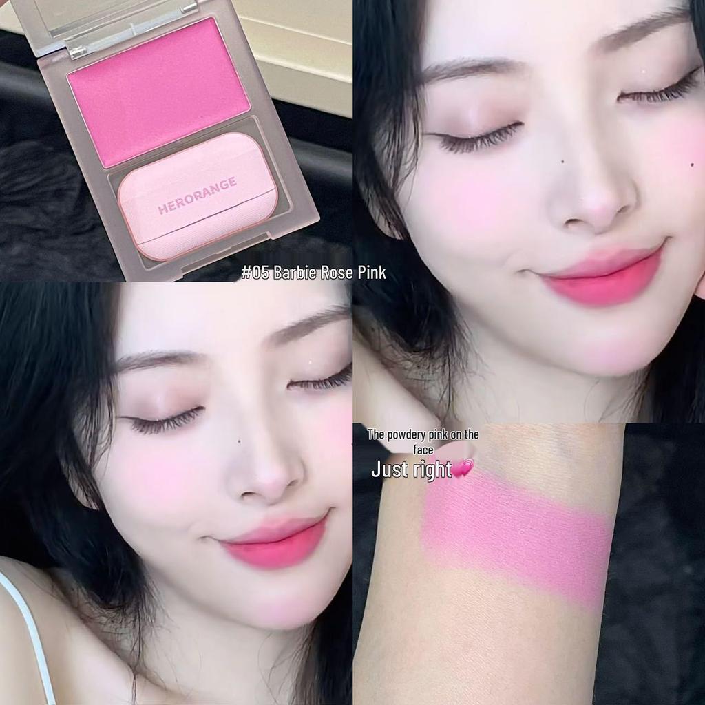 Bobo Milk Mist Vitality Blush: Natural Matte Korean Style for a Youthful Complexion.