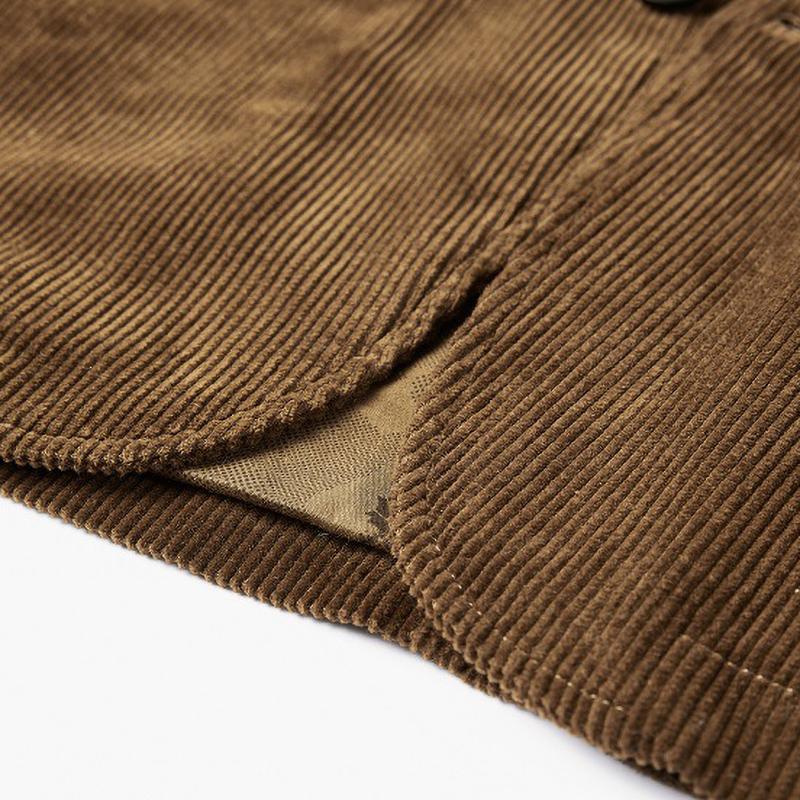 Spring Autumn Men's Jacket Jacket Men Loose Small Casual Corduroy Suit Men