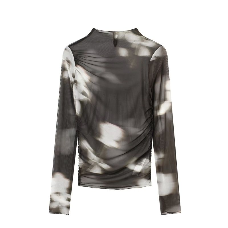 

Women s Kaslead Print High Waist Skirt Tops Top L