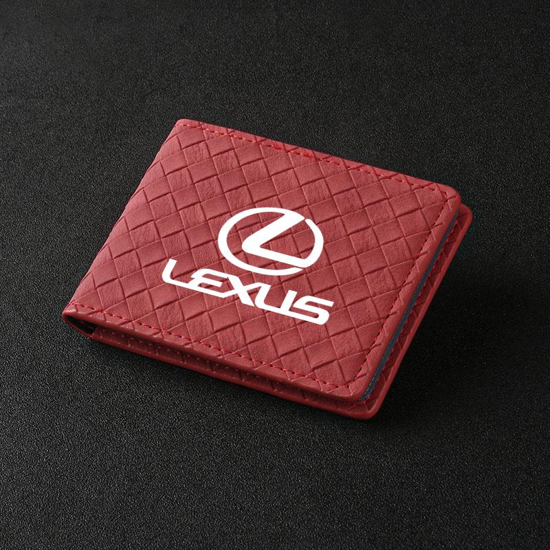 

Car Driver License Wallet ID Credit Card Holder For Lexus RX300 IS200 IS250 ES350 Ct200h UX250h NX300h RX350 ES300h RX400h NX GS