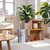 Bamboo Storage Boxes, Wooden Boxes, Medium and Large, Set of 2, Stylish, for Small Items, Fruit, Books, Clothes, Condiments, Kitchen, Bookcase, Clothe