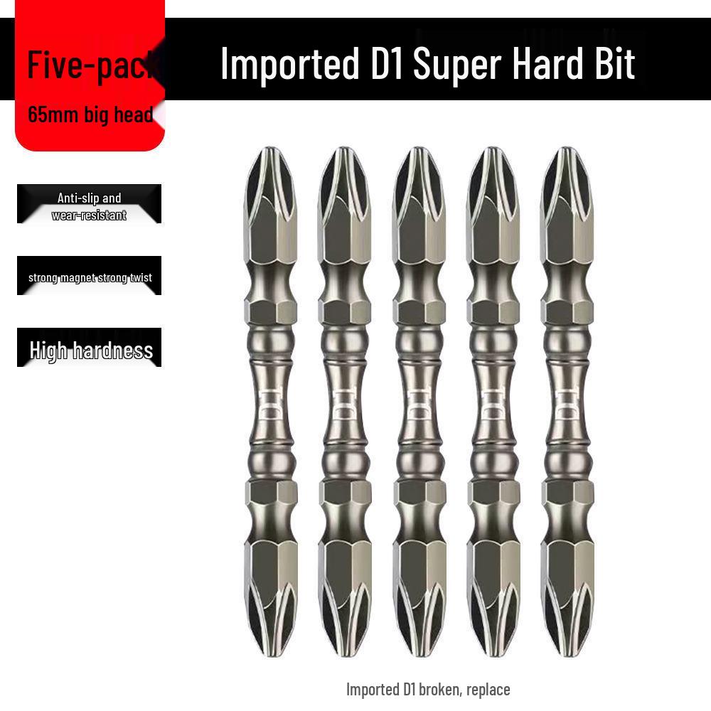 High-Hardness German-Style Phillips Screwdriver Bits with Strong Magnetic Anti-Slip Ring for Electric and Air Screwdrivers