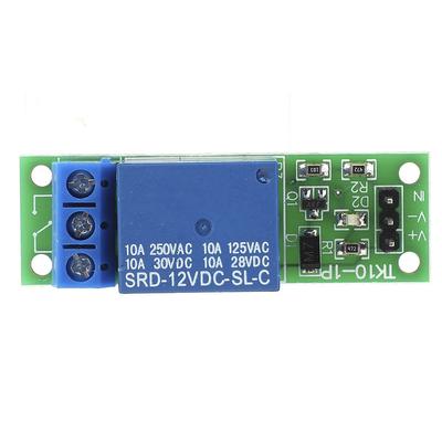 10pcs DC 12V 1 Channel Relay Board Module High Level Trigger for Arduino