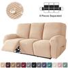 1 /3 Seater Water Repellent Polar Fleece Recliner Sofa Cover Elastic Relax Armchair Cover Stretch Lazy Boy Reclining Chair Cover