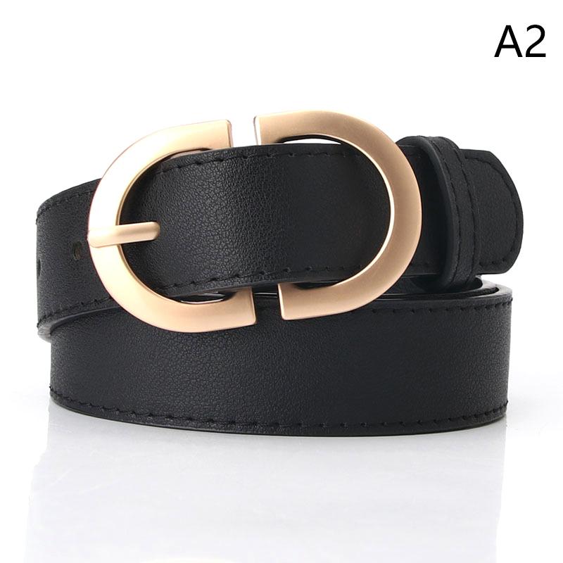 105Cm Female Luxury  Versatile Belt Adjustable Metal Buckle Belt For Women Suit Jeans Clothing Accessories