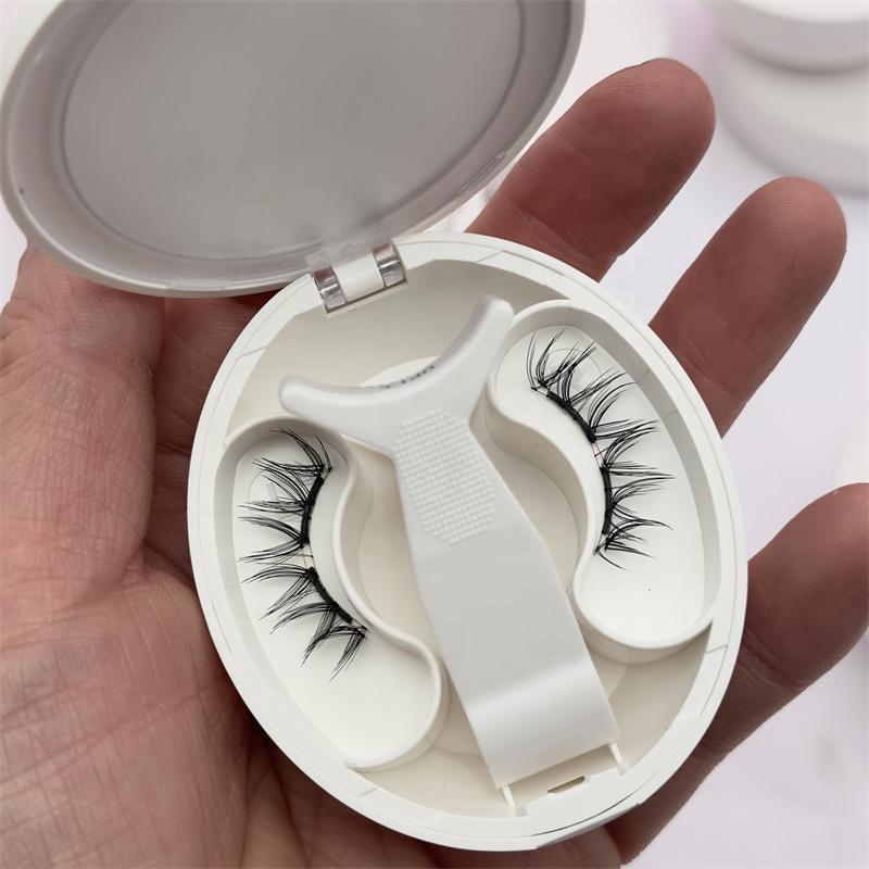 2026 New Arrival Customize Waterproof Wispy Soft Magnetic Eyelashes False Lashes Partner