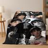 Jeon Jung Kook Kpop B-BTS Ultra Weiche Flanell-Kuscheldecke, Warme Gemütliche Decke für Couch Sofa Bett Schlafzimmer Wohnzimmer Reise