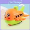 Kids Inertia Flying Plane With Bright Colors And Plastic Construction For Creative Play