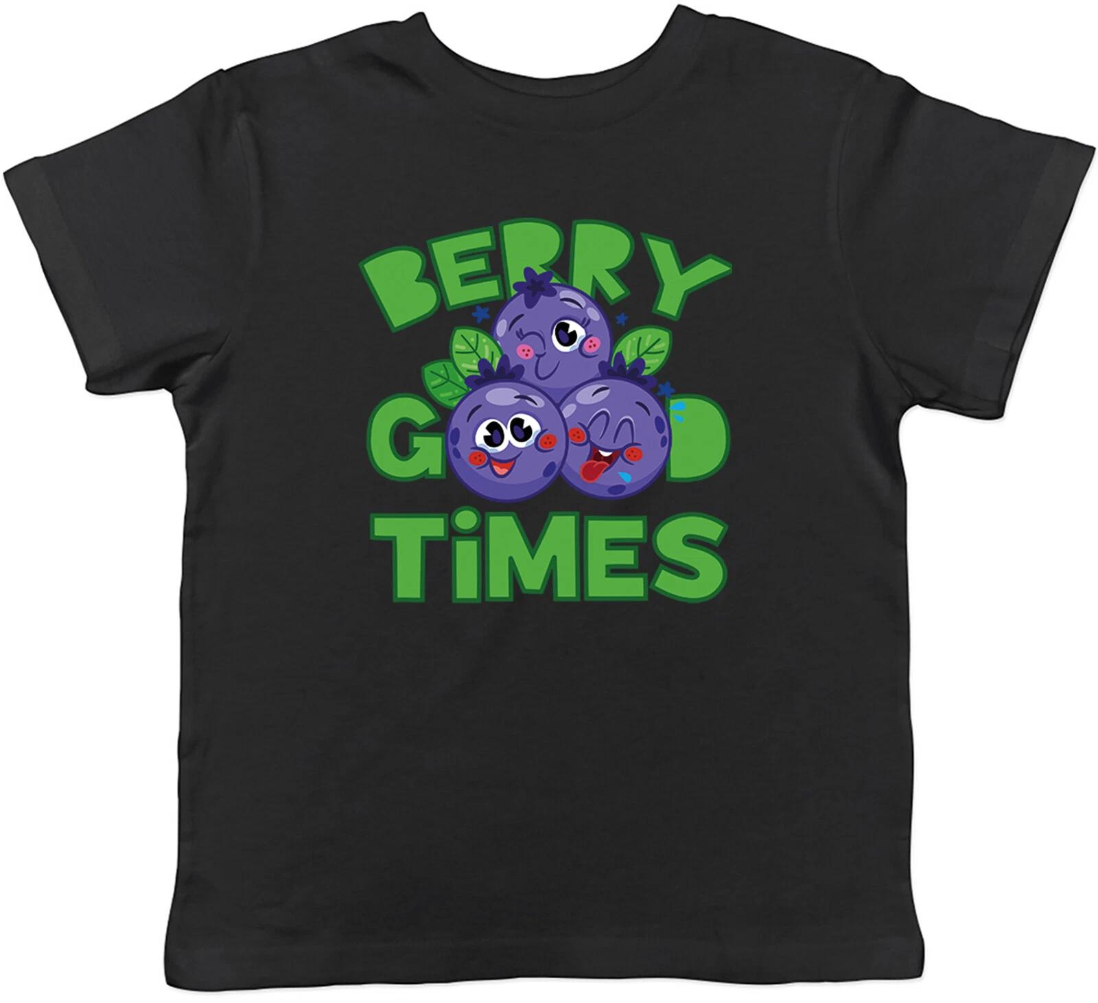 Funny Berry Good Times Kids T-Shirt Blueberry Lover Childrens Boys Girls Gift 110