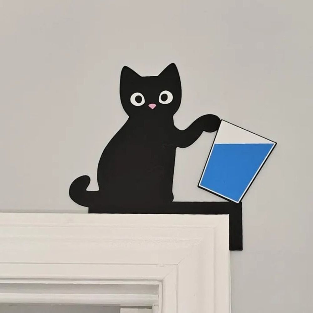 Animal pendants Cat Door Corner Decoration Love Heart Cat Door Corner Decoration