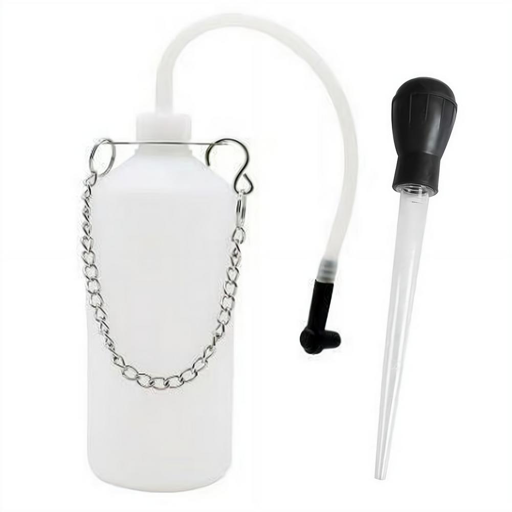1L Manual Brake Fluid Extractor Bottle Car Oil Fluid Change Tool Car Oil Evacuator for Brake Fluid Service Hand Pump Tool