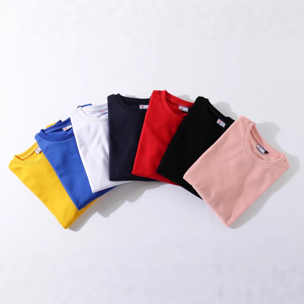 Spring new thickened sweatshirt advertising shirt crew neck long sleeve dropped shoulder trendy workwear sweatshirt men