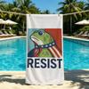 Towel For Outdoor Camping Beach Towel Super Absorbent Portland Frog Resist Quick-Drying Summer Towel