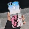 Colorful Butterfly Case For Samsung Galaxy Z Flip 8 7 FE 6 5 4 Flip7 Flip6 Flip8 Hinged Magnetic For Magsafe Hard Folding Phone Cover