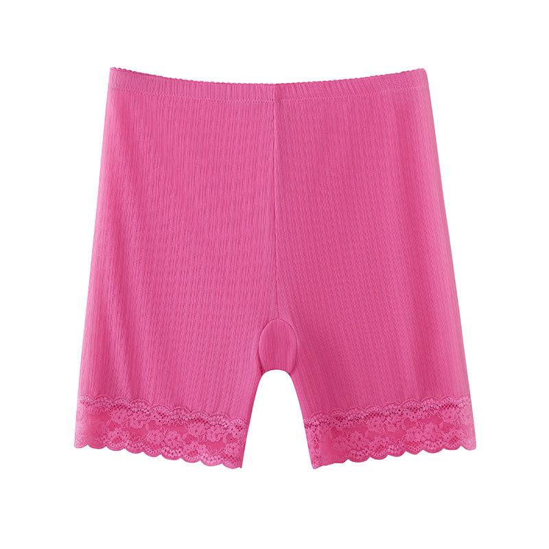

Big Size Female Spring and Summer High Waist Anti Go Out of Light Close Skin No Trace Leggings XXL рожевий/фіолетовий