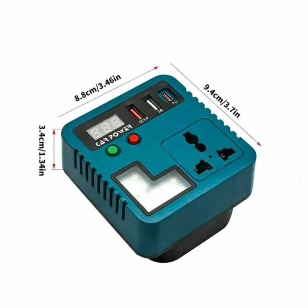 USB Port Battery Power Inverter Lithium Battery Inverter For Makita 18V Lithium Battery