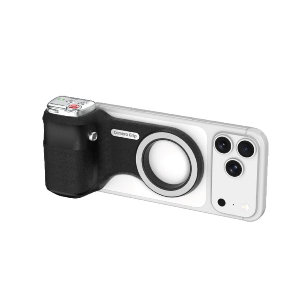 Hellodigi Magnetic Phone Camera Shoot Hand Grip Universal Smart Phone Holder Shooting Remote Control Handle for Iphone Andriod 7