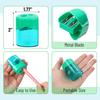 Mr. Pen- Pencil Sharpeners Manual, 24 Pack, Dual Hole, Colorful Pencil Sharpeners Handheld Pencil Sharpener Bulk