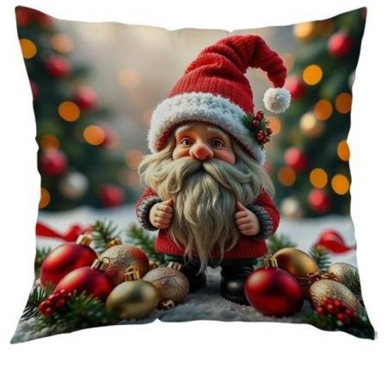 

Рождественская наволочка для дивана, Полиэстеровая наволочка с рождественским принтом, Офисная подушка, Домашняя подушка 45*45cm