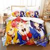 3D Print Anime Kawaii Girl World Dai Star Bedding Set Printed Duvet Cover Sheet Pillowcase Soft Quilt Cover Full Queen King Size