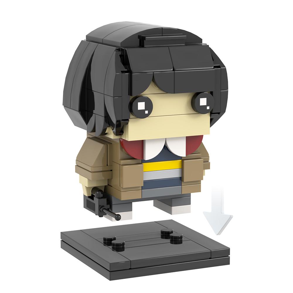 Horror Action Movie TV Stranged Figure Brick DIY Building Block Monster Creative Cheap MOC Toy Halloween Gift For Adult Children