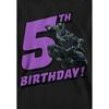 Black Panther Childrens/Kids 5th Birthday Hoodie