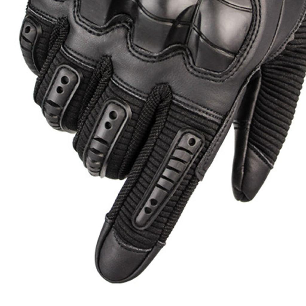 Motorcycle Gloves Hard Knuckle Breathable Good Grip Anti Slip Full Finger Powersports Gloves for