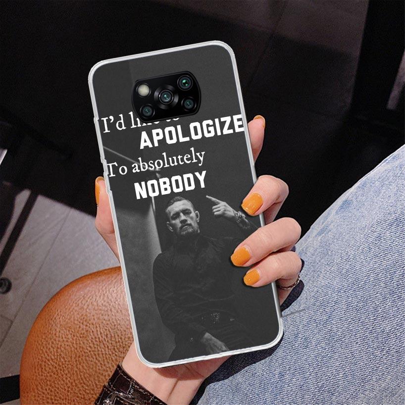 

Conor McGregor Phnoe Case for Xiaomi Poco X5 X6 X7 Pro X4 Gt F7 Ultra M8 M7 Redmi 15C 15 13C 13 12C 12 Unique Cover Coque Poco X Redmi 12C