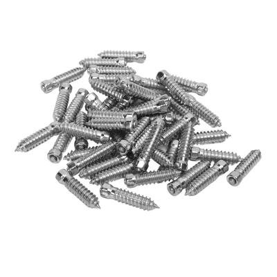 50Pcs Snow Anti Skid Tire Studs Screws M6x6mm Snow Tire Spikes for Racing Car Forklift Motorcycle
