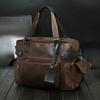 The New Crazy Horse Leather Korean Men's Bag Casual One-shoulder Messenger Bag Handbag Travel Bag Large-capacity Men's Trendy Bag