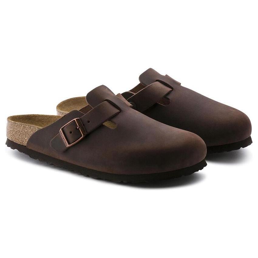 Boston Birkenstock Soft Footbed Oiled Leather 'Habana' 0159711