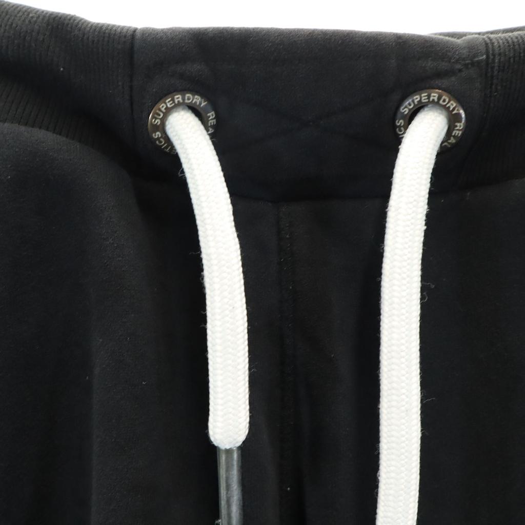 SUPERDRY Calças de moletom extremamente secas M preto Masculino Usado