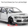 1:32 Mitsubishi Lancer Evolution Ix Alloy Sports Car Model Toys Diecast  Vehices Doors Opened Sound Light Pull Back Boy Toy Gift