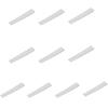 10Pieces Practical Furniture Wedges Plastic Shims for Leveling Tables Chairs Fridge Toilet Flexible and Stackabled