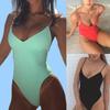 Ženy Pevné Bikiny Sexy Bandáž Jednodílné plavky bez zad Dámské plavky Body Plážové oblečení Nové plavky Mono