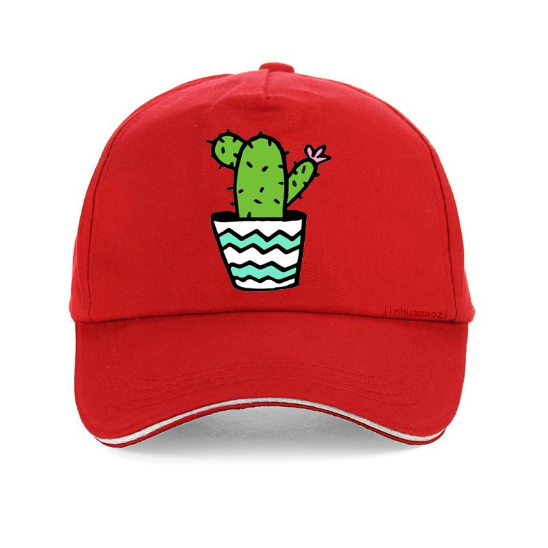 

Cartoon eleUnisexts CACTUS print Baseball cap lovely girl sun hat Fashion summer Unisex Women snapback hats