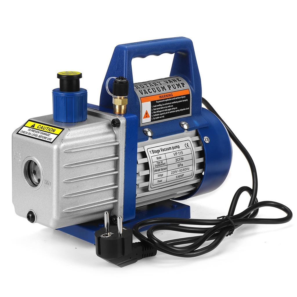 Rs-1 3CFM 1 / 4HP vacuum pump Air stage impeller HVAC AC Air tools 220V 60HZ 180W 260x110x240mm