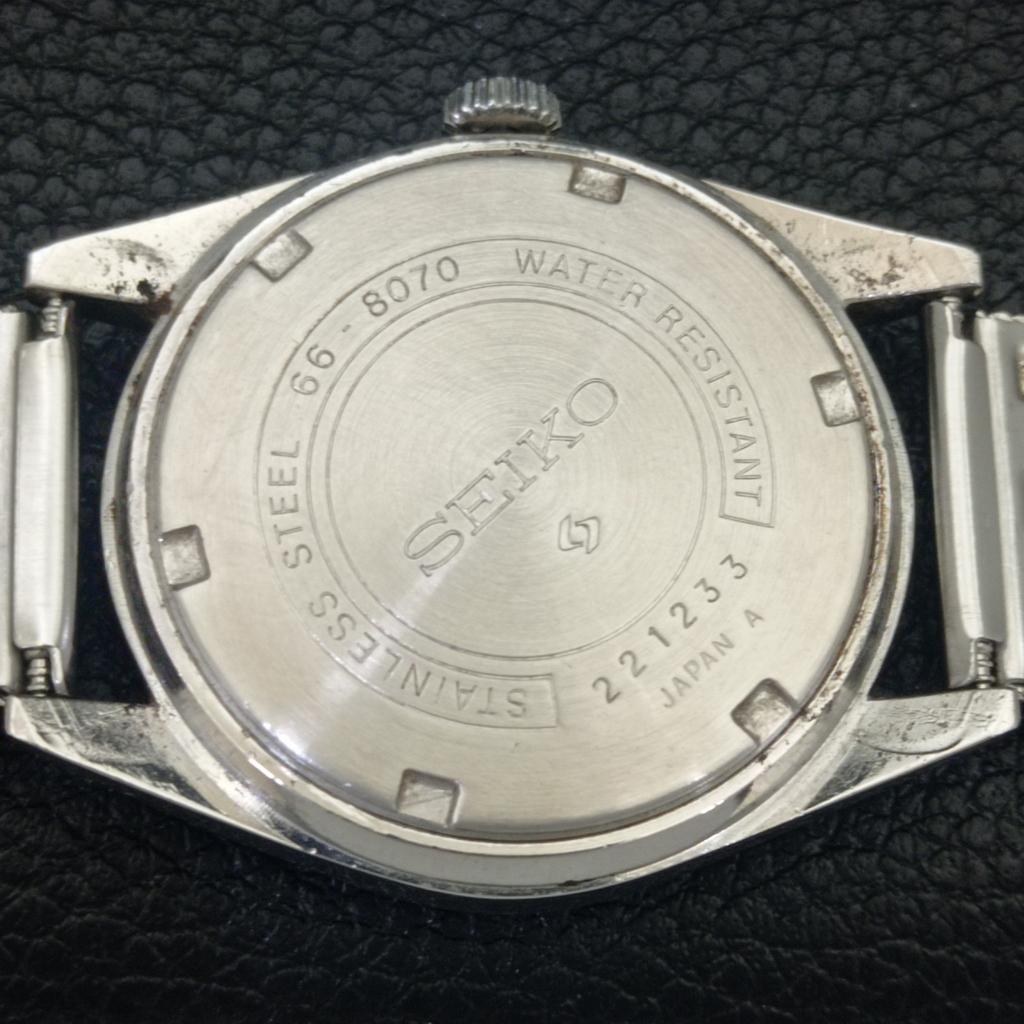 JAPAN VINTAGE SEIKO 6602B HAND-WINDING MENS ORIGINAL DIAL WATCH A703928-1