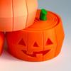 Flexible Telescopic Pumpkin Toy Halloween Theme 3D Printed Pumpkin Toy  Halloween Decor