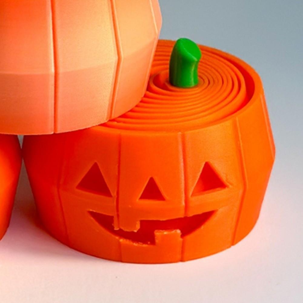 Flexible Telescopic Pumpkin Toy Halloween Theme 3D Printed Pumpkin Toy  Halloween Decor