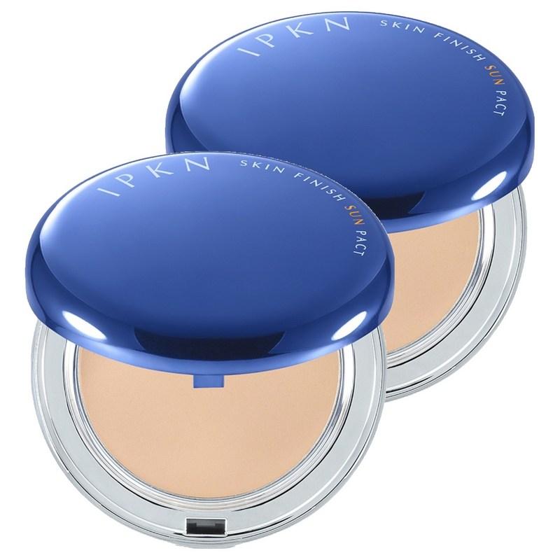 IPKN Skinfinish Sun Pact No. 21 Nude Beige, 13g, 2 Pcs