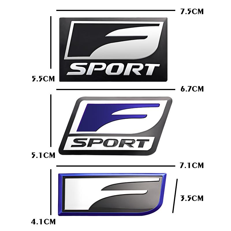 3D Metal Stickers Car Body Trunk Decal For Lexus F SPORT GS GX IS LS LX CT LC RC LBX NX RX 350h 450h UX 300e GX460 Ct200h IS250