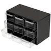 PVC Storage Box 9 Grids Drawer Organizer Box Desktop Drawer Organizer  For Jewelry Cosmetics
