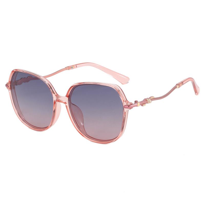 New irregular gorgeous sunglasses women's European and American fashion retro polarized sunglasses street sunshade glasses