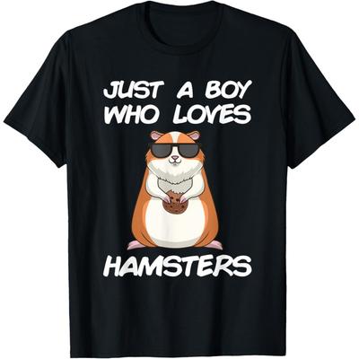 Lustiges Hamster-Geschenk für Kinder und Jungen Cooles Winziges Ratten-Haustierliebhaber-T-Shirt