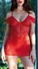 Stellina Rouge Nightie - Chilirose - Nighties