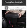 For Peugeot 308 T7 SW Armrest Box For Citroen C4 Car Armrest Retrofit Parts Storage Box USB Accessories 2008 2009 2010 2011 2012